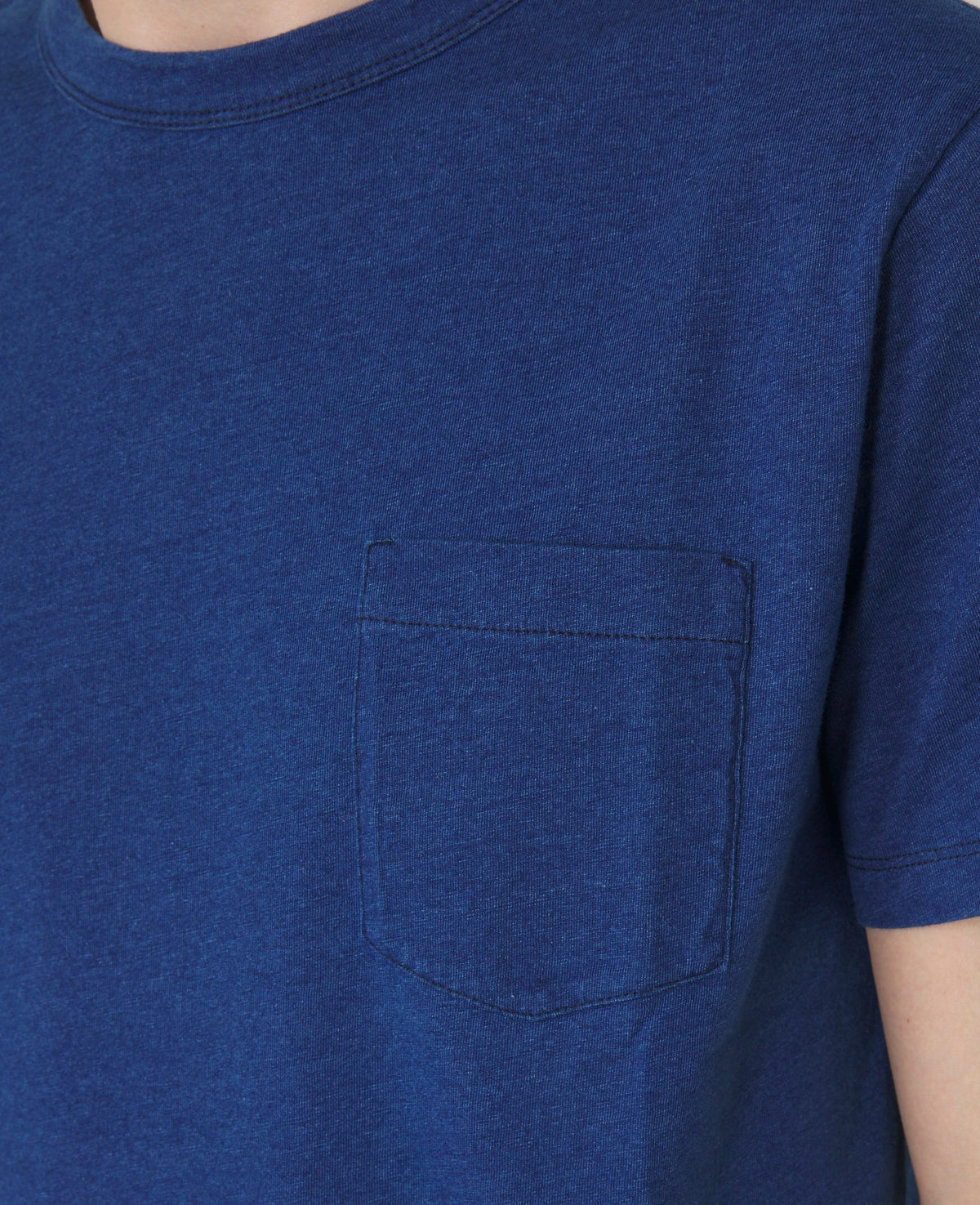 LIGHT INDIGO // Tee-shirt à poche