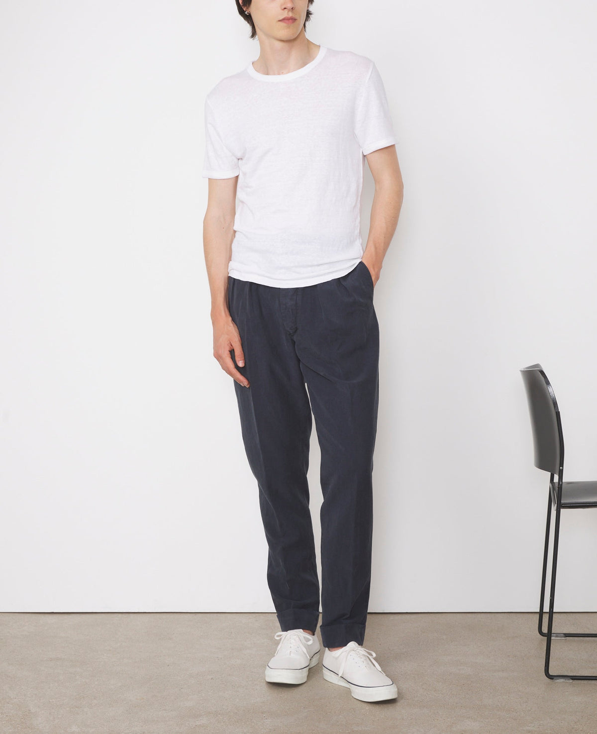 DARK NAVY // Pantalon Pierre