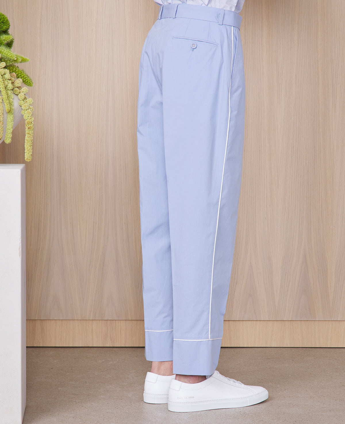 BABY BLUE/WHITE // Pantalon Lucio