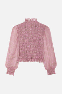 Blouse Sonny Muse en soie - Rose