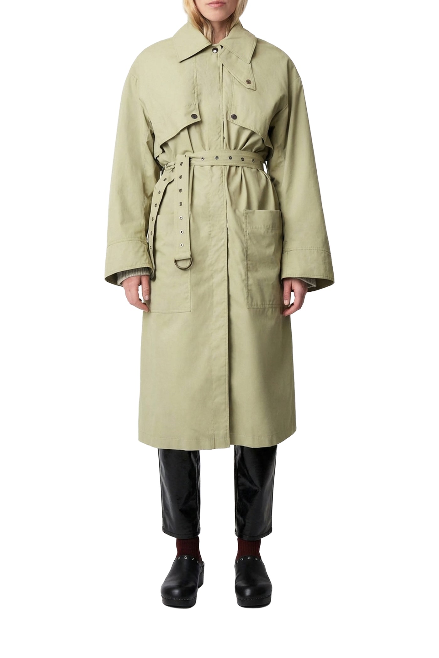 Jones Pioggia Trench Coat - Soft Khaki