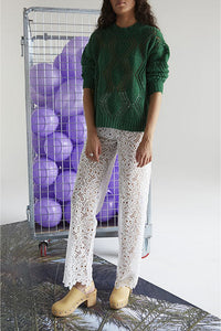 Early Vision wool blend jumper - Dark Green