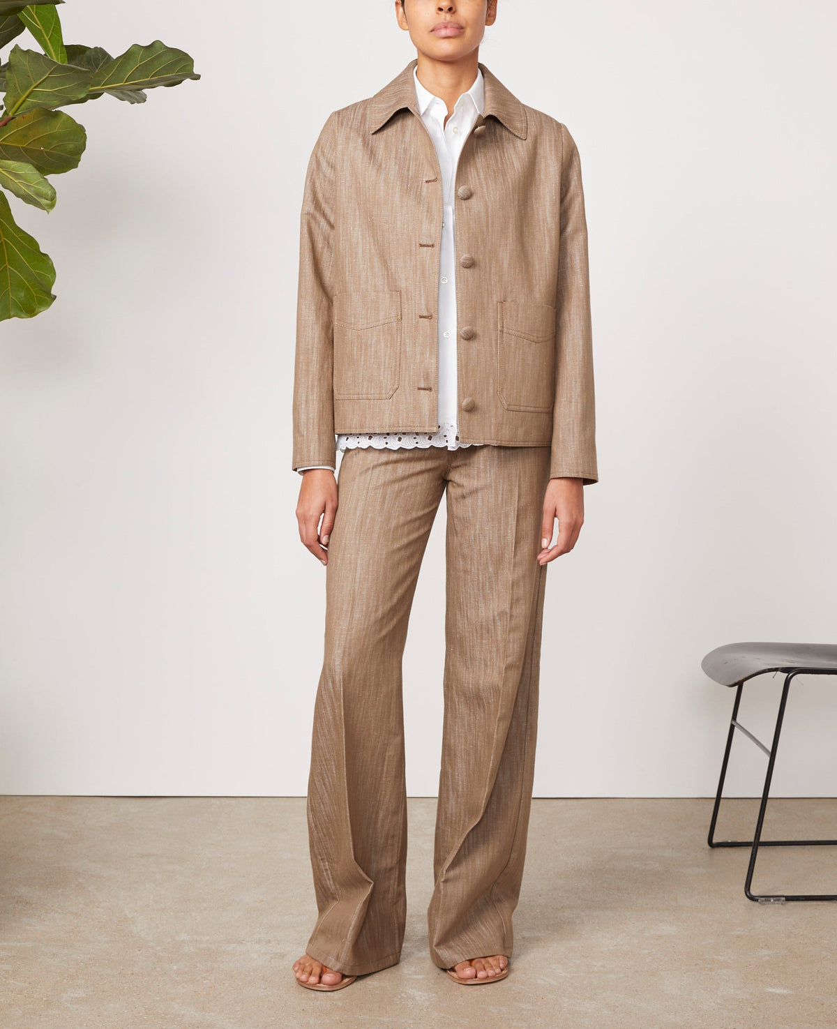 BROWN/BEIGE // PANTALON ROMY