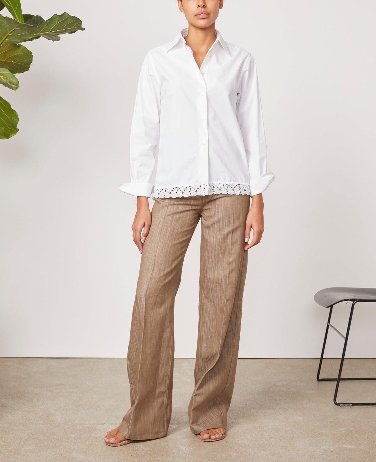 BROWN/BEIGE // PANTALON ROMY
