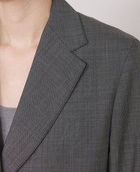 ECRU/BLACK // Manteau Auriane