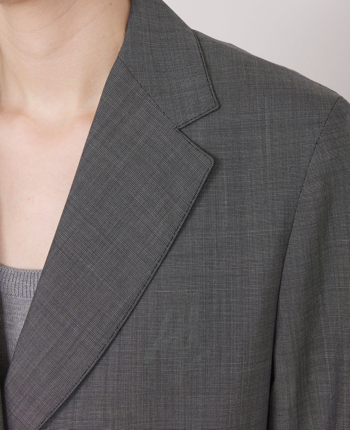 ECRU/BLACK // Manteau Auriane