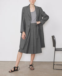 ECRU/BLACK // Manteau Auriane