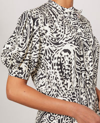ECRU/BLACK // ROBE SACHA