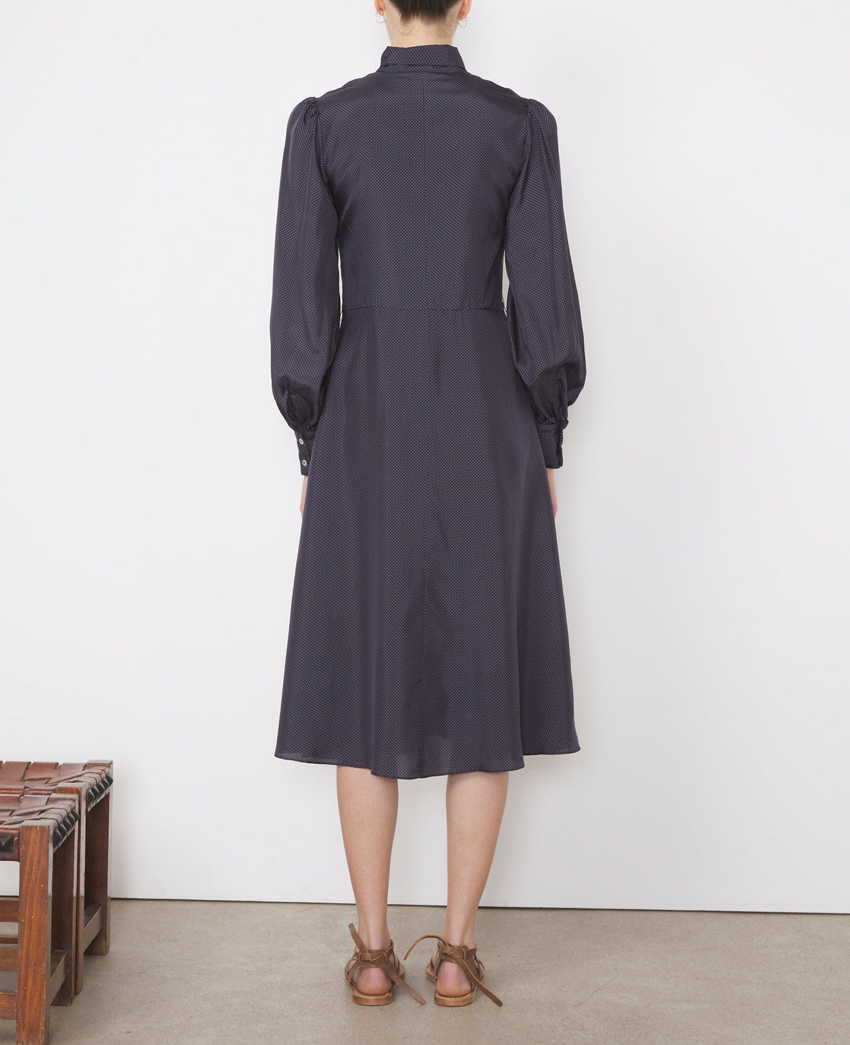 NAVY/WHITE // Robe Sybille