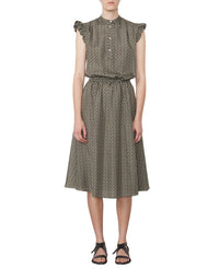 OLIVE/NAVY/ECRU // Robe Alexane