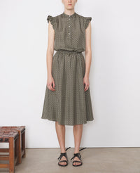 OLIVE/NAVY/ECRU // Robe Alexane