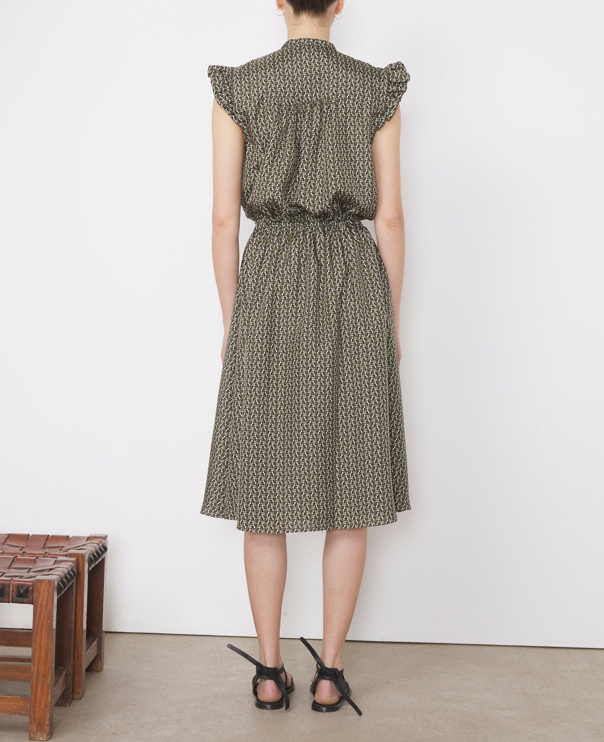 OLIVE/NAVY/ECRU // Robe Alexane