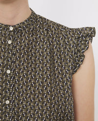 OLIVE/NAVY/ECRU // Robe Alexane