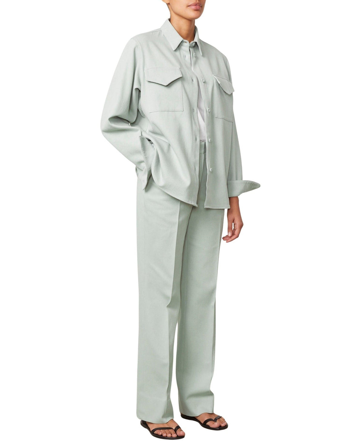 PALE GREEN // Surchemise Bonnia