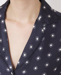NAVY/ECRU // Chemise New Christelle