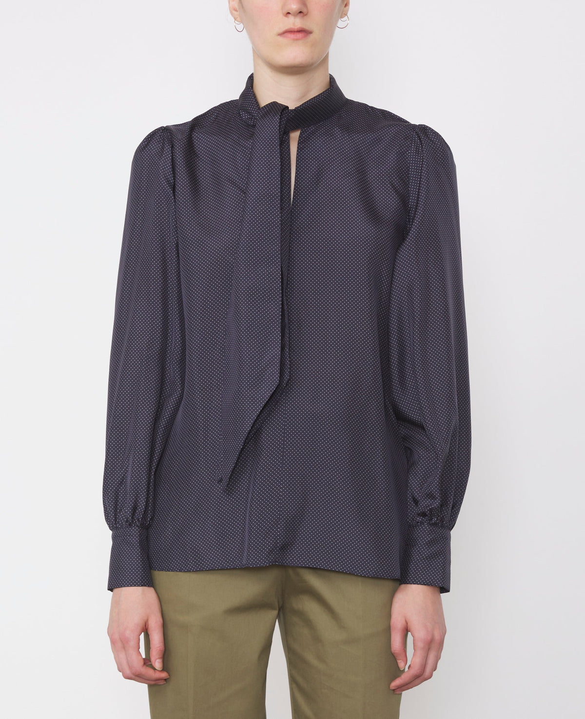 NAVY/WHITE // Chemise Sybille
