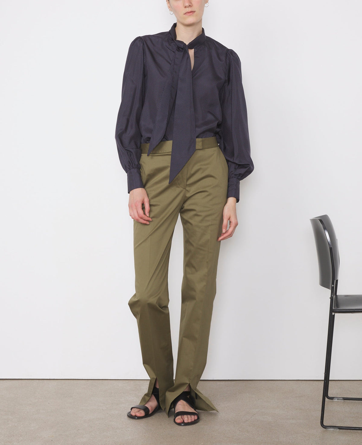 NAVY/WHITE // Chemise Sybille