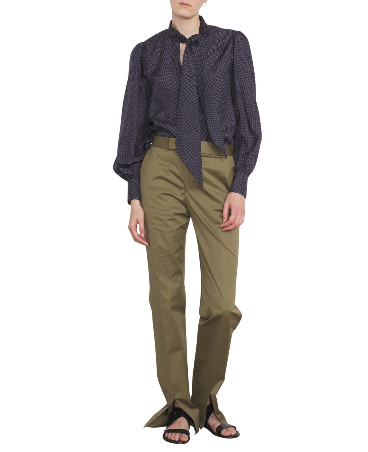 NAVY/WHITE // Chemise Sybille