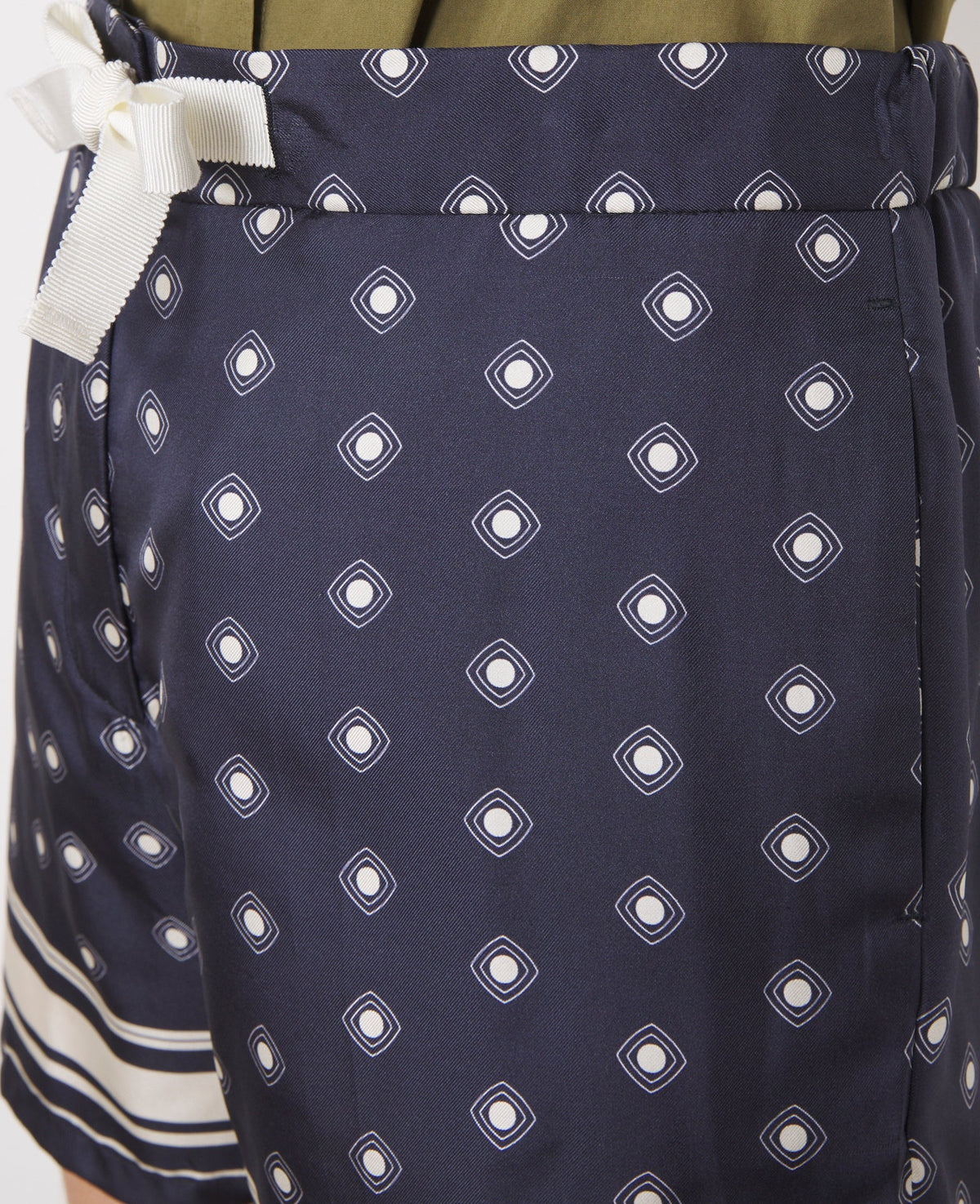 NAVY/ECRU // Short Martha