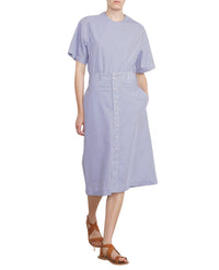 WHITE/BLUE // Jupe Tacha