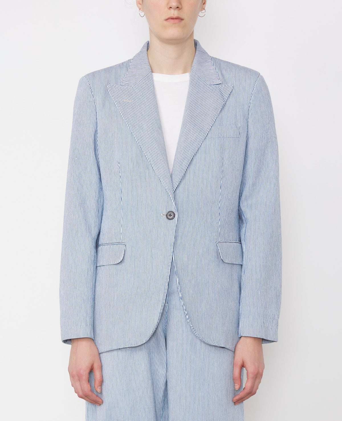 WHITE/INDIGO // Veste Janelle