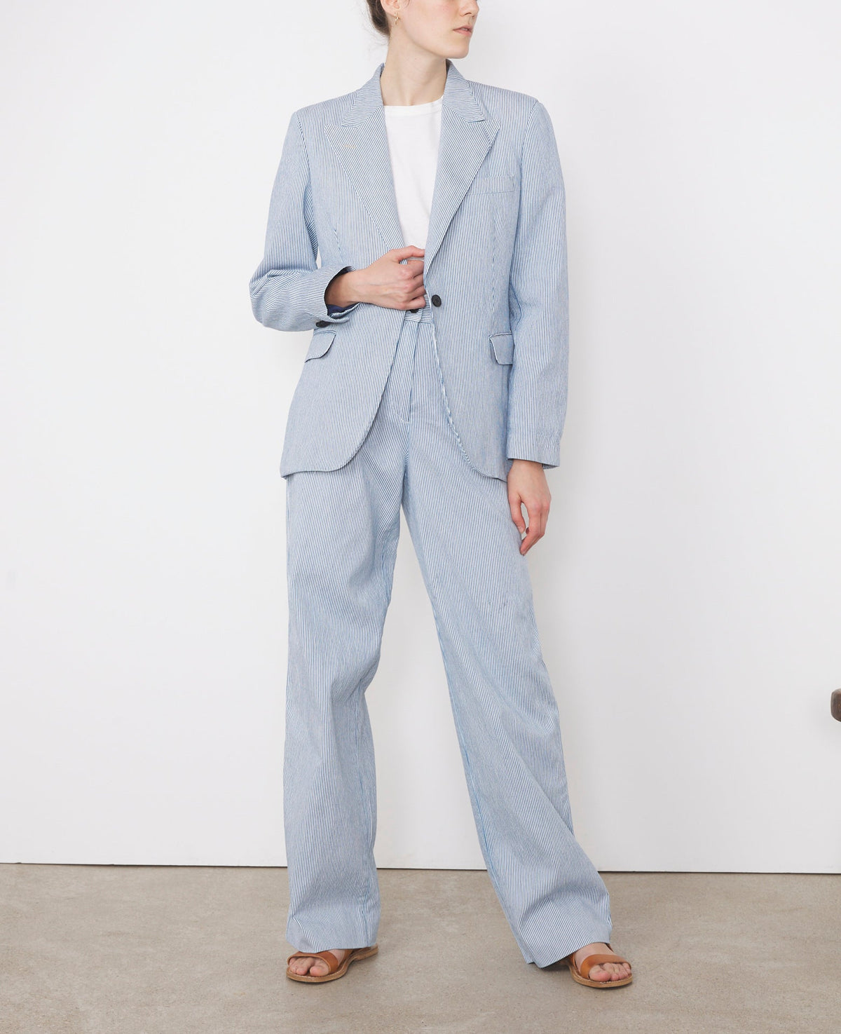 WHITE/INDIGO // Veste Janelle