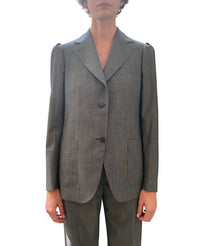 ECRU/BLACK // VESTE ALBANE