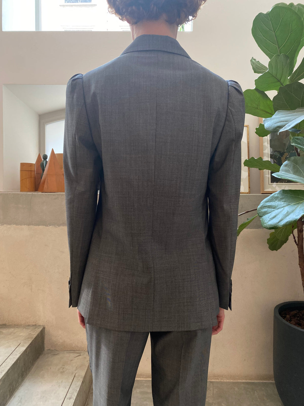 ECRU/BLACK // VESTE ALBANE