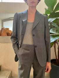 ECRU/BLACK // VESTE ALBANE
