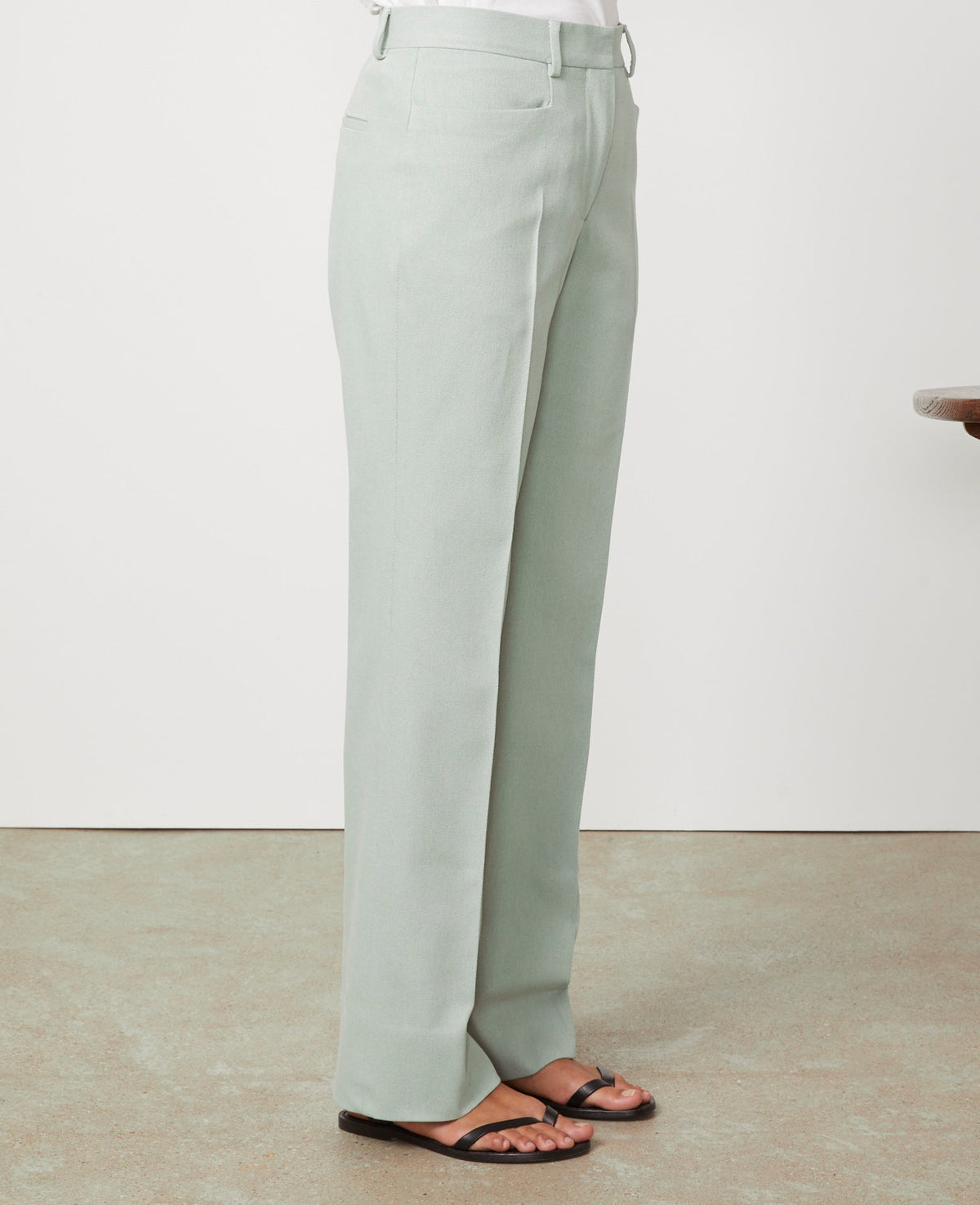 PALE GREEN // Pantalon Lorine