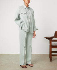 PALE GREEN // Pantalon Lorine
