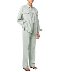 PALE GREEN // Pantalon Lorine