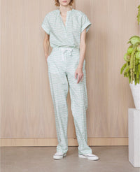 WHITE/MINT // Pantalon Magali