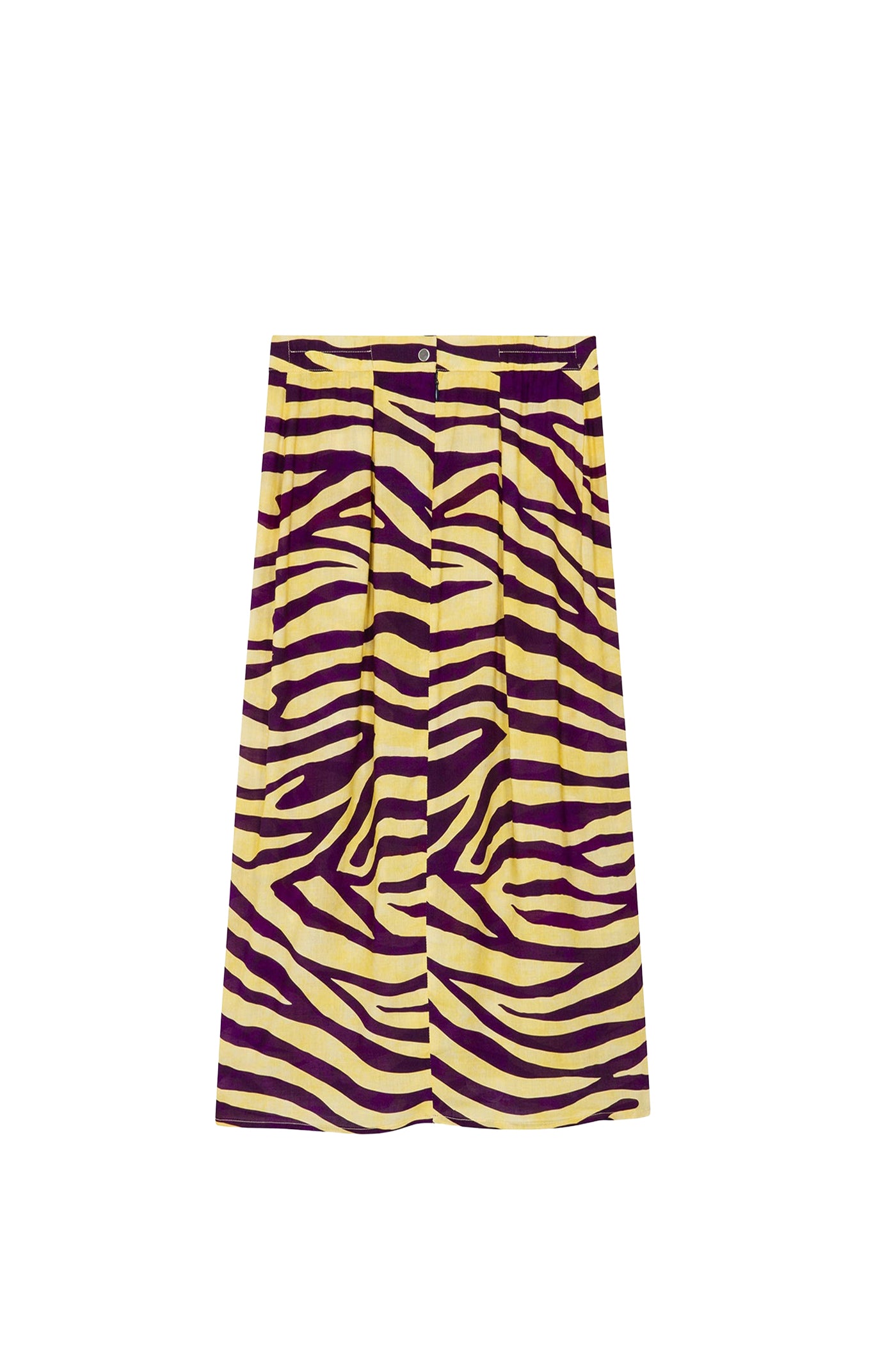 Walker skirt in zebra-effect linen mix - Soleil