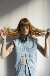 Veste Christie en denim - Ciel Washed