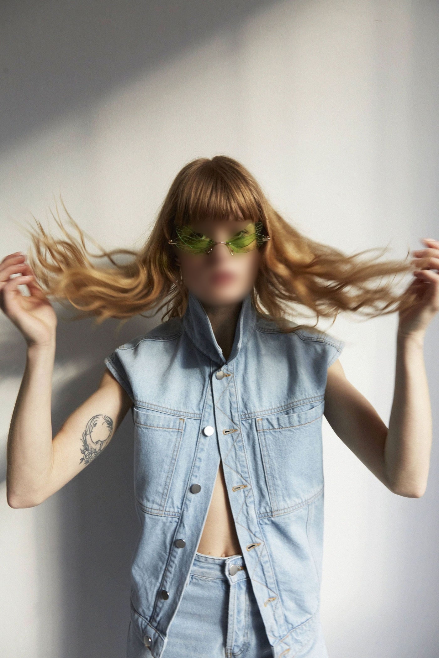 Veste Christie en denim - Ciel Washed