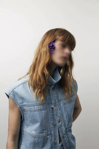 Veste Christie en denim - Ciel Washed