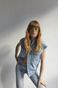 Veste Christie en denim - Ciel Washed