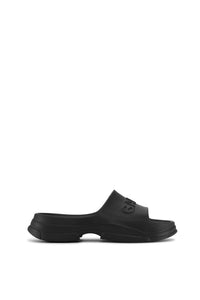 Mules avec logo embossé - Black
