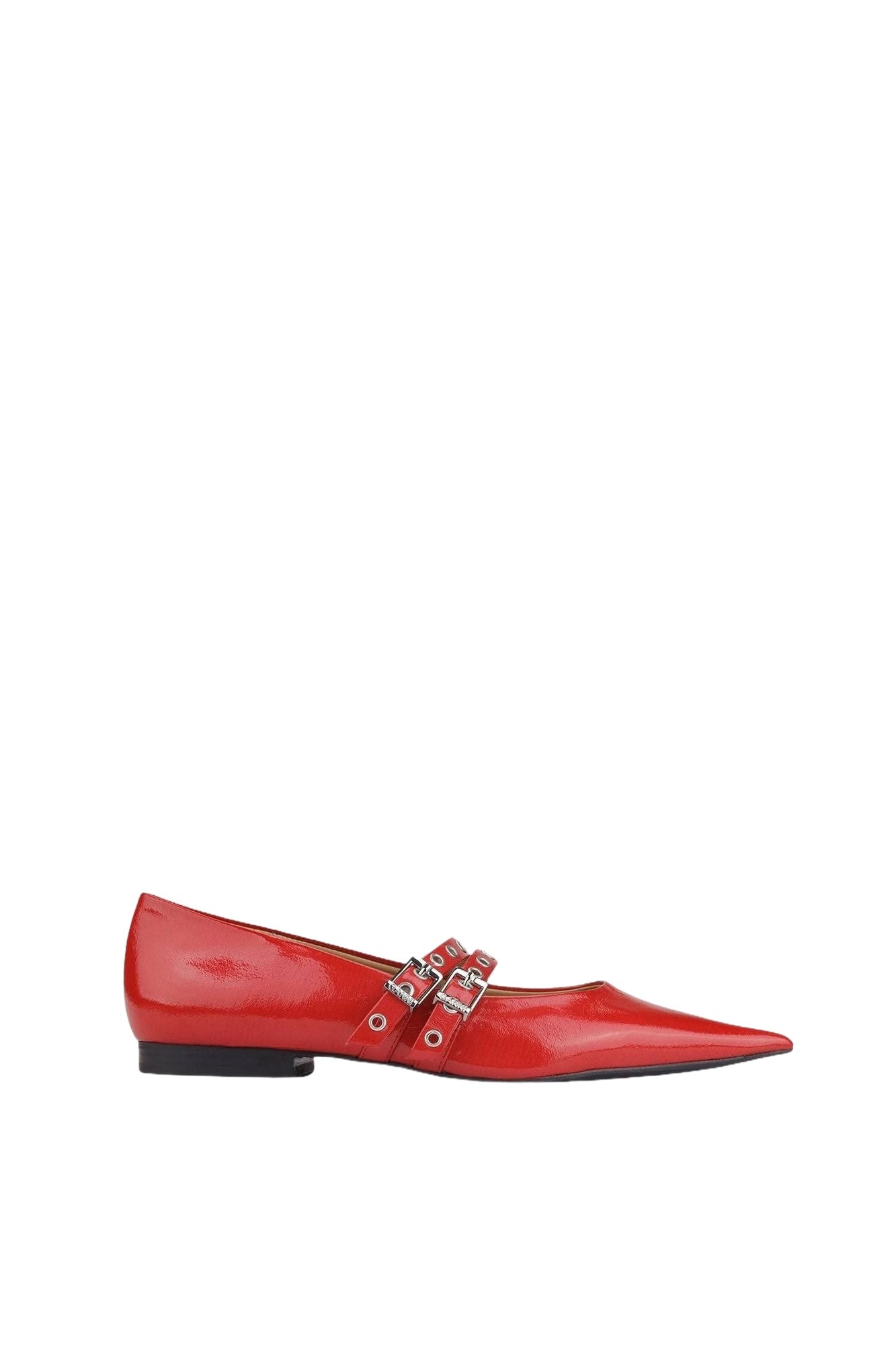 Ballerines à lanières - Racing Red