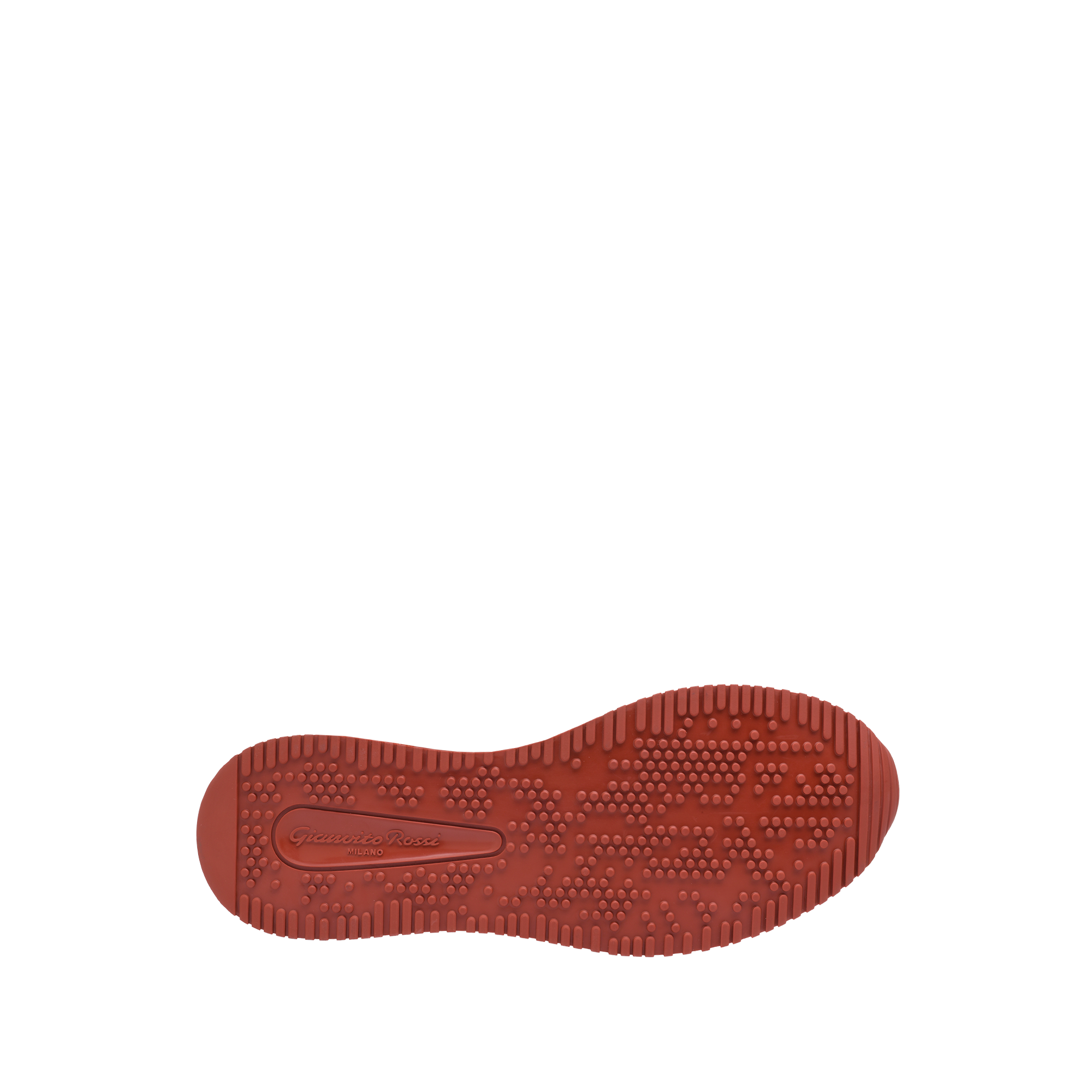 Grand Prix trainers in grained leather - Crimson
