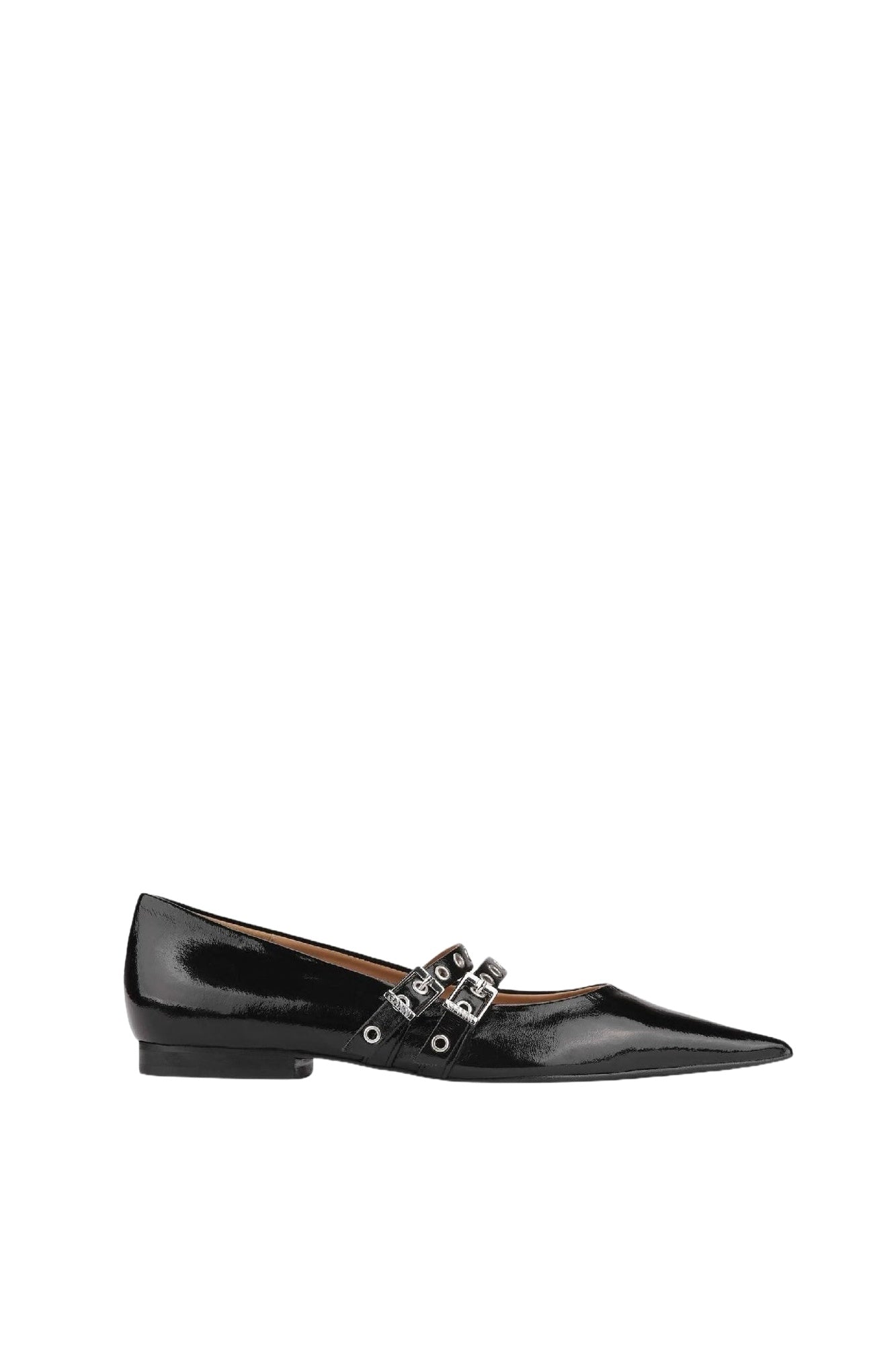 Double-strap ballerinas - Black