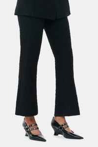 Escarpins Eyelets Low Wedge - Black