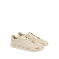 Baskets Ribbon en cuir lisse - Neutre