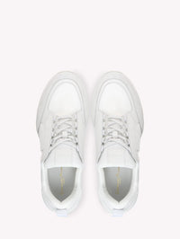Sneakers Powell en cuir lisse - Blanc