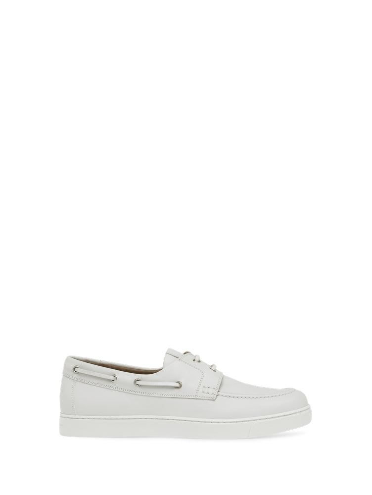 Mocassins Fogar en cuir lisse - Blanc