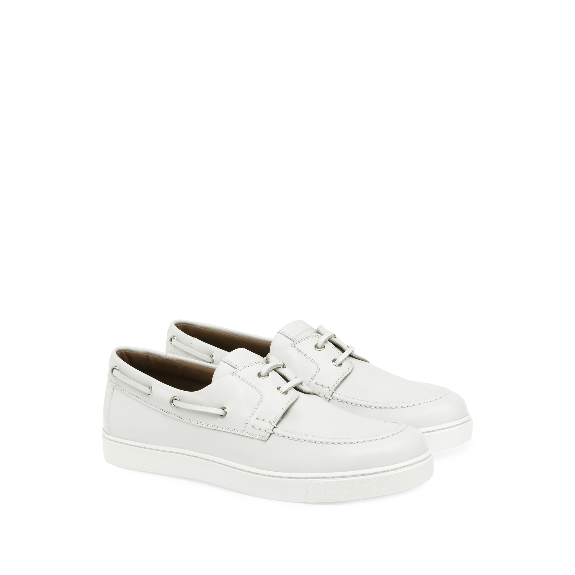 Mocassins Fogar en cuir lisse - Blanc