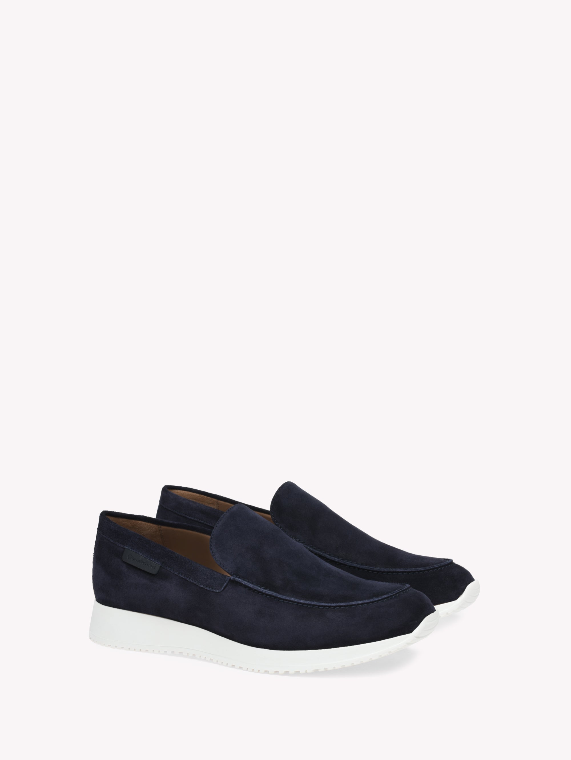 Sneakers Yachtclub en daim - Bleu