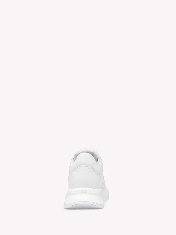 Baskets 24 en cuir lisse - Blanc