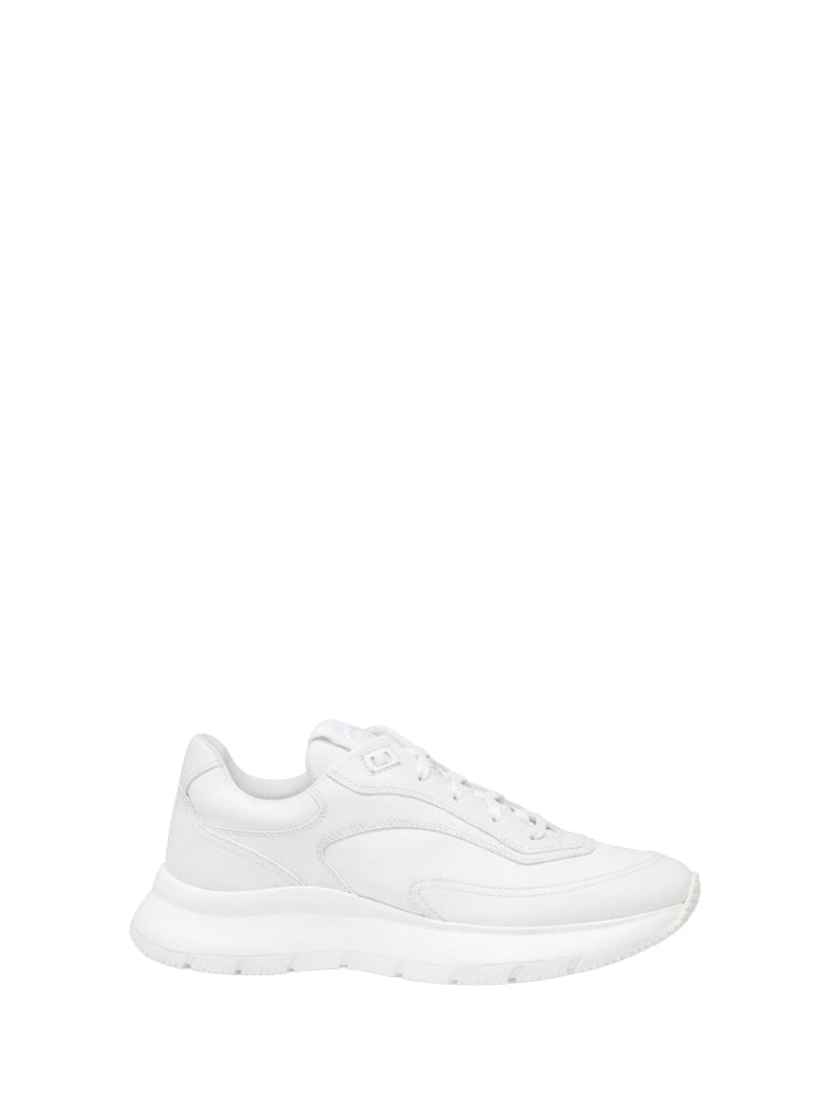 Baskets 24 en cuir lisse - Blanc